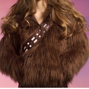 Star Wars Brown Faux Fur Jacket Chubacca
